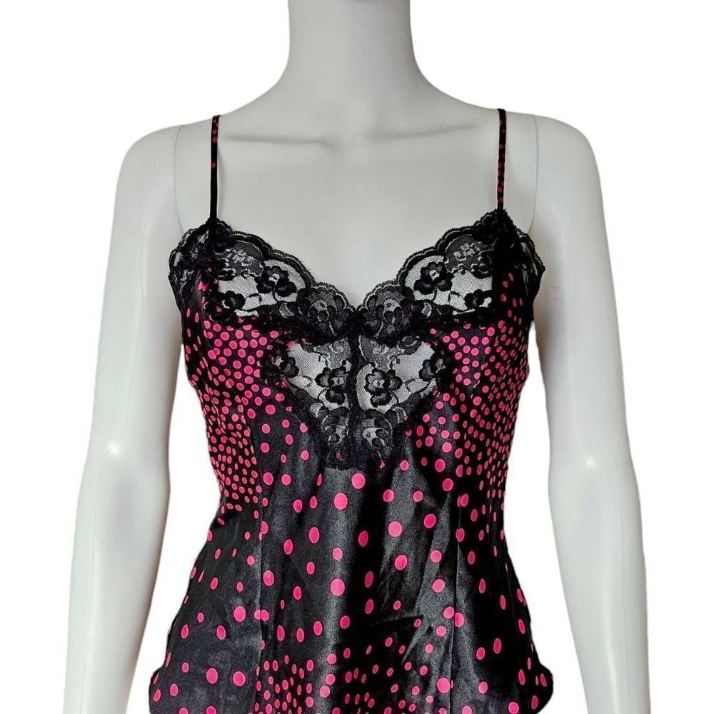 frederick’s of hollywood satin lace cami top - Picture 2 of 7